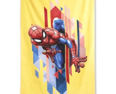 spaces kids marvel spideman towel