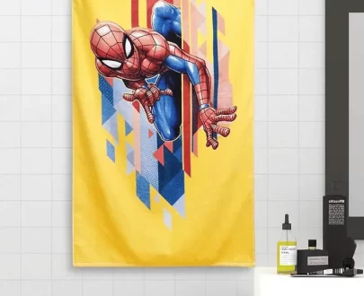 kids towel spiderman