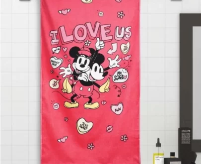 spaces disney mickey towel for kids